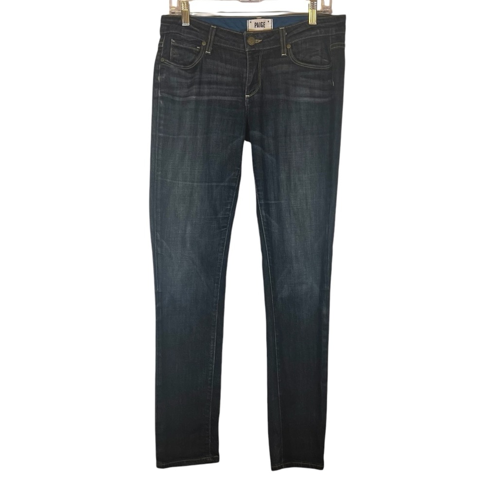 Paige Denim Jimmy Jimmy Skinny Dark Wash Jeans Classic Mid Rise Women’s Sz 27